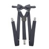 XDGBGFN Men's Bow Tie Braces Set with Three Clips Braces