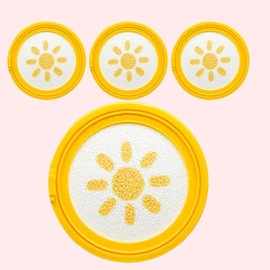 Eloel Pangpang Yellow Sun Cushion Plus Refill SPF50+PA++++, 15g, 4 pieces / 엘로엘 팡팡 옐로우 선쿠션 플러스 리필 SPF50+PA++++, 15g, 4개