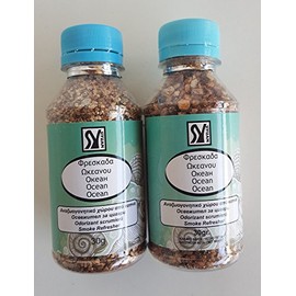 Freshener Air Smoke for Ashtray Scented "Ocean" Refresher - Removes Smoke from House or Office - 2 x 30gr