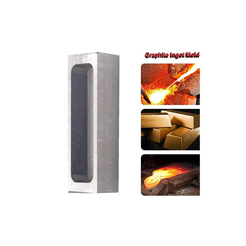 Graphite Ingot Mold, High Purity Refining Graphite, Gold Silver Aluminum