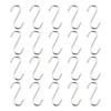 MEMOFYND 20 Pcs S Shape Metal Hooks, Kitchen Hooks, Bedroom