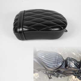 NANSENJPMP Thickened Motorcycle Passenger Seat for Rebel 300/500, Rear Cushion for Honda CMX 300 CMX 500 (2017-2025) /Gloss Black