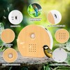 LZDMY Bird Chirping Box Motion Sensor with Wall Mount, Natural