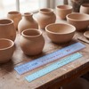 Ceramic Shrinkage Scale Ruler Set, 2 Pcs Pottery Clay Sculpture