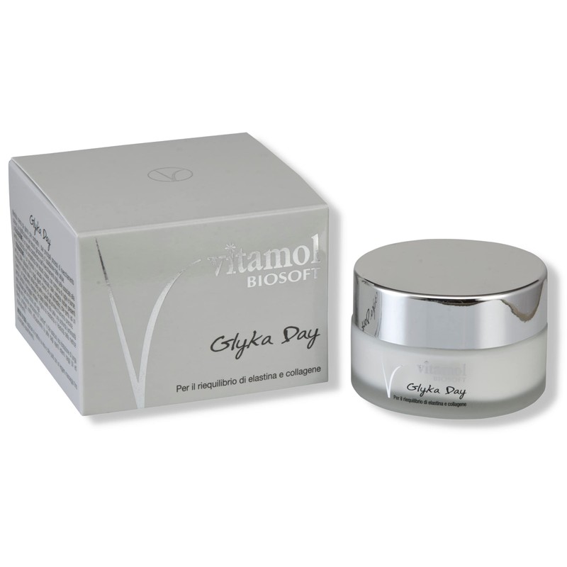 Vitamol Biosoft Glyka Day Tages-Gesichtscreme – Antiglykation, Anti-Aging, Anti-Falten, 50