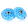2 Pcs LED Flash Scooter Wheels 80mm，scooter wheels， micro scooter
