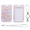 2 Pack Floral Slide Card Holder, Card Holder, Creative Food