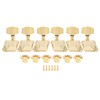 String Tuning Key for SemiClosed Guitar 3 Left 3 Right