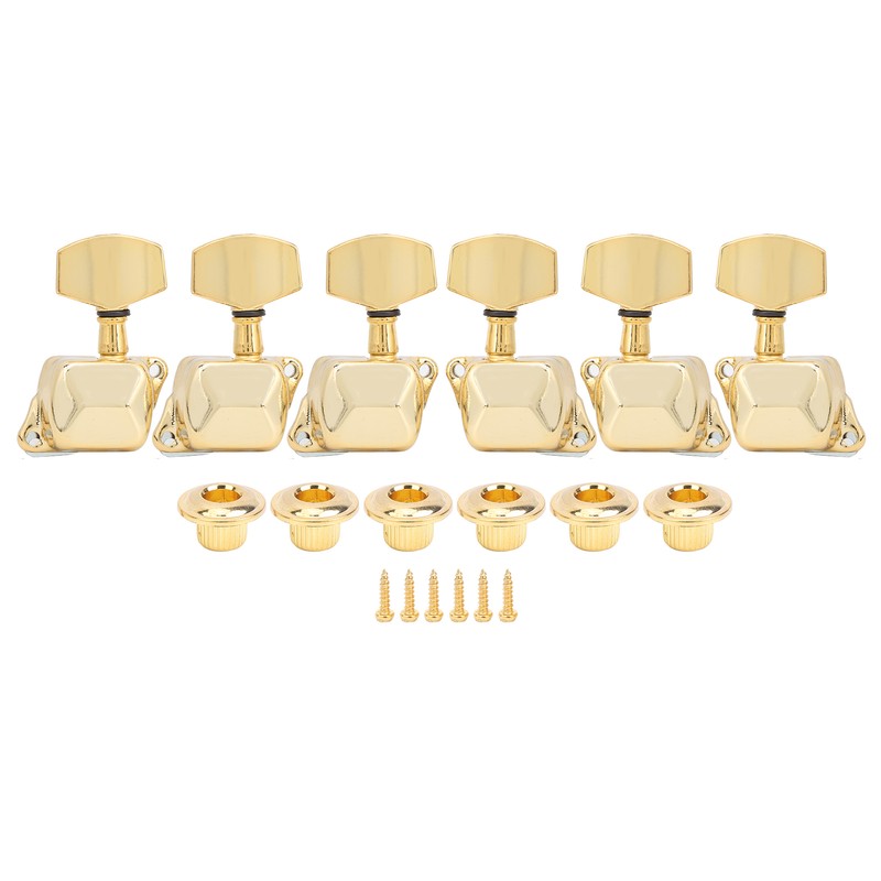 String Tuning Key for SemiClosed Guitar 3 Left 3 Right