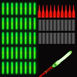 TXS Pack of 50 Glow Sticks Fishing, 37.5 x 4.5 mm Fishing Rods, Glow Sticks, Fishing Glow Sticks for Night Fishing, Rods, Rod Tips, Floats