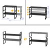 Jojocross Expandable,Stackable Spice Rack,Seasoning Organizer and Storage,Spices Jar Racks for