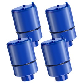Fil-Fresh 4-Pack PURWater Filter Replacement for RF-9999 PURPLUS Faucet Water Filtration System, NSF Certified, Replace Mineral Core Faucet Mount Water Filter