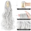Mitrygreen Claw Clip Ponytail Extension 18" Clip in Wavy Ponytail