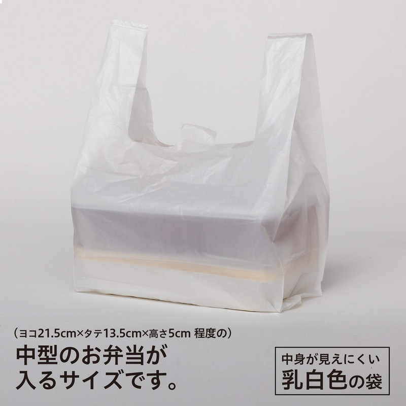 Bento For Poly Bags Handbag Translucent 100 Piece SW –