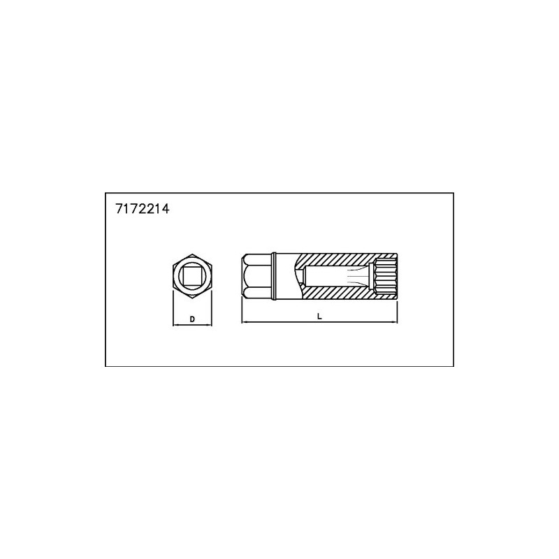 Sonic 7172216 Clip Socket and Spark Plug, 3/8, 16 mm
