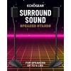 ECHOGEAR Universal Speaker Stands - Height Adjustable with Universal Compatibility