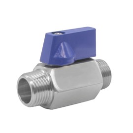 BesNPT Stainless Steel 316 Ball Valve 1/2" NPT Male x 1/2" NPT Male Shut Off Valve for Water Fuel Air
