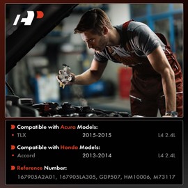 A-Premium High Pressure Fuel Pump Compatible with Honda Accord 2013-2014 & Acura TLX 2015, 2.4L