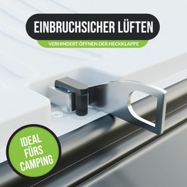 Wida Tailgate Stand 10-18 cm Door Lock for T5/T6 Camper, California Comfortline Beach, Caddy - Accessories (15 cm)