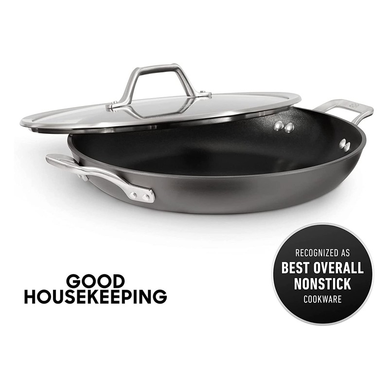 Calphalon 1948256 Signature Hard Anodized Nonstick Covered Everyday Chef Pan,