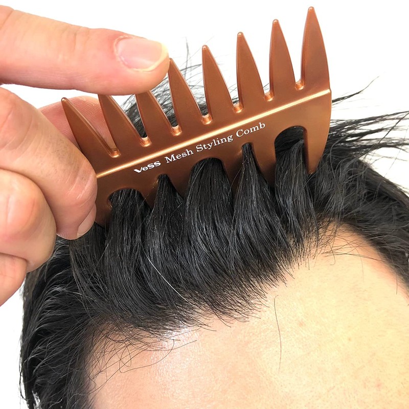 Bess VES AC-400 Mesh Comb Comb for Men Coarse Pomade