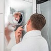 Luxo Shaving Mirror, Shower Mirror with a Razor Holder for