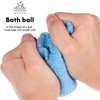 Beavorty 4pcs Exfoliating Washcloth Japanese Washcloth Nylon Bath Sponge Body