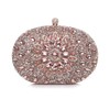 AJVANI Diamante embellished oval prom clutch bag