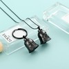 AIWENXI Bell Urns Necklace Cross Motorcycle Cremation Keychain Urns Keychain