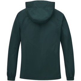 Diamond Candy Women's Waterproof Rain Jacket with Hood Lightweight Outdoors Raincoat