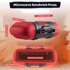 Mico Dingker Microwave Sandwich Maker, Microwave Toastie Maker, Snack Maker
