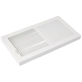 AMERICAN METAL PRODUCTS 367W12X6 12x6 WHT Base Register, 1 Piece
