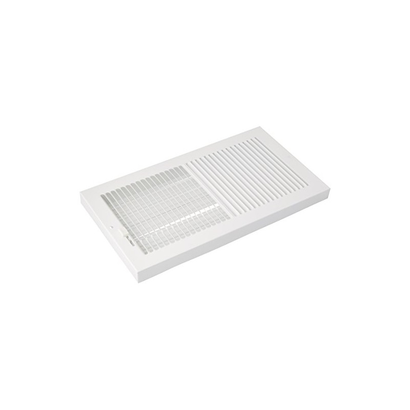 AMERICAN METAL PRODUCTS 367W12X6 12x6 WHT Base Register, 1 Piece