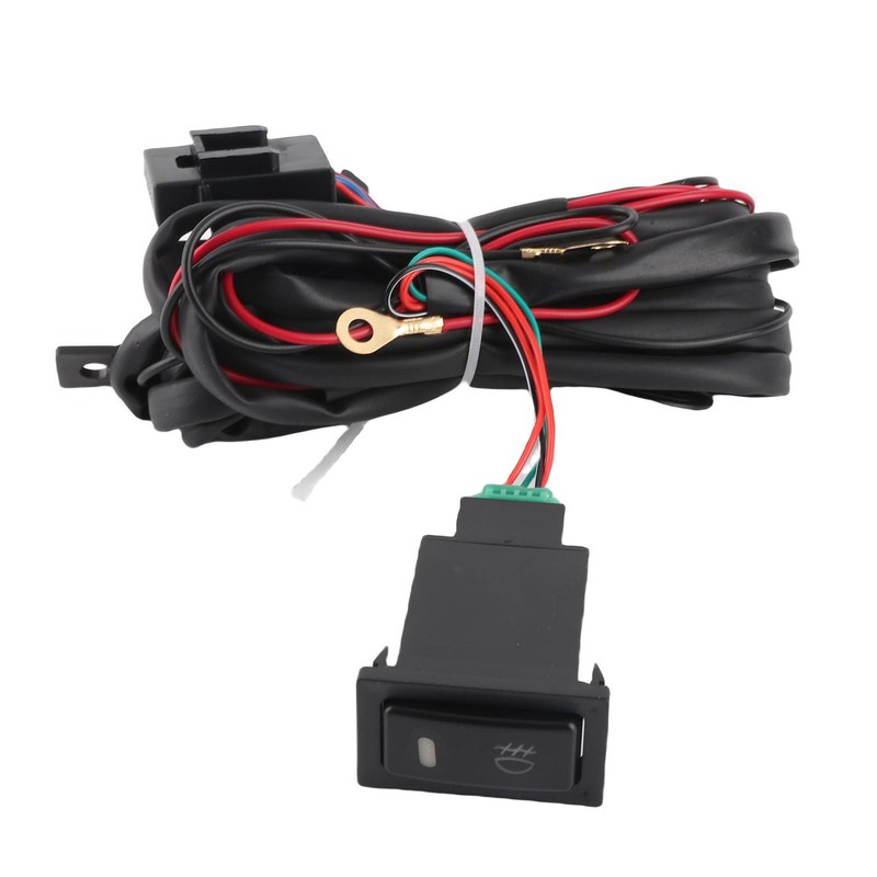 Fog Lamp Switch Wiring Kit 12V 40A Car LED Fog