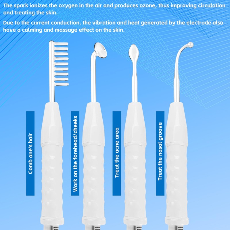 High Frequency Stick Face with 4 Probes, High Frequency Bar,