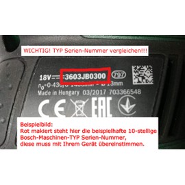 Original Bosch 1617000889 On/Off Switch for Bosch GBH 36 VF-Li