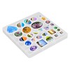HOMEIDOL Resin Jewelry Molds Pendant Trays Making Kit with 30Pcs