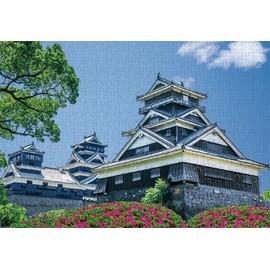 500 Piece Jigsaw Puzzle Azalea Blooming Kumamoto Castle (Kumamoto) (15.0 x 20.9 inches (38 x 53 cm)