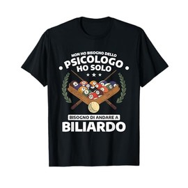 Citazione Sport Biliardo Divertente Per Giocatore Biliardo Maglietta