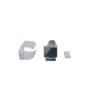 1-5/8" Offset 5-3/4" L Chrome Plated Die Cast Lift-Off Self-Closing