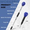 WORKPRO 5"Automatic Center Punch for Metal Adjustable Spring Loaded Center