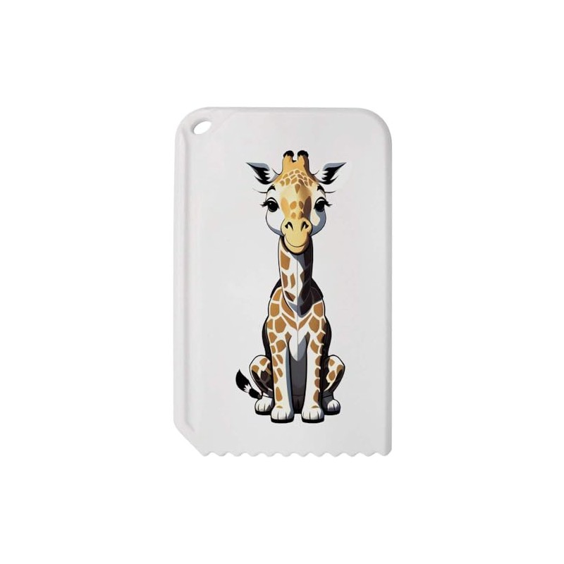 Azeeda 'Baby Giraffe' Plastic Ice Scraper (IC00034639)