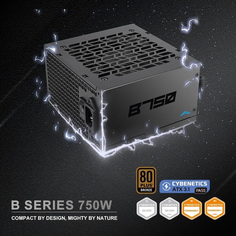 SAMA B750 750W Bronze ATX 3.1 PCIe 5.1 Non-Modular Power