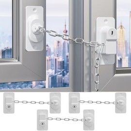 CMINGJ (Paquete de 3 cerraduras de seguridad para niños, cerradura de refrigerador ajustable con llaves, para nevera, armarios, cajones, lavaplatos, inodoro y clóset de seguridad para niños, para niños, niños y niños pequeños (paquete de 3)