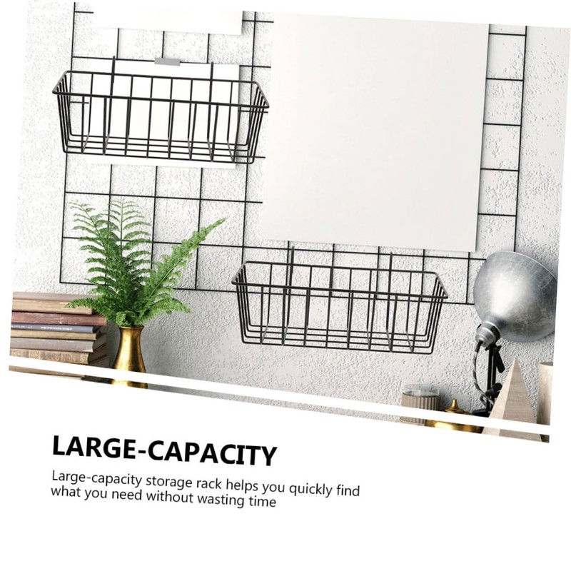 Ciieeo Bathroom Hanging Wire Basket Organizer for Wall Shelf for
