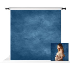 Kate 8x8ft Abstract Photography Backdrop - Blue Headshots Portrait Background Studio Backdrop