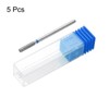 sourcing map 5pcs 120-140 Grits Diamond Grinding Bit 2.5mm Cylinder