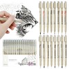 Enodny 16 Pack Micro Pen Set Waterproof Archival Ink Set