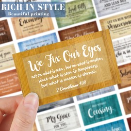 Estune 480 Pcs Bible Verse Cards With Full Scripture Bulk Mini Prayer Cards For Women And Men With Assorted Motivational Inspirational Quote Bulk For Friend Religious Christian Gift(Classic Style)