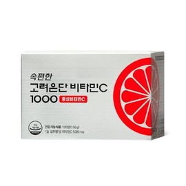 Sellerhub 고려은단 속편한 비타민C 1000 중성비타민C 8개월분 120정 x 2개 (S35230703) Korea Eundan Easy Vitamin C 1000 Neutral Vitamin C 8-Month Supply 120 Tablets x 2 Packs (S35230703)